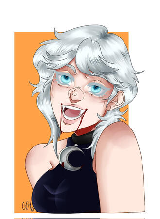 Jojo OC named Cierren Rammstein